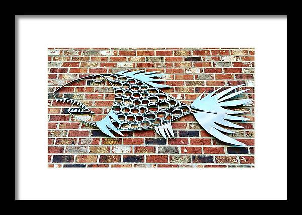 Fish Framed Print featuring the photograph Fish Shoe by Joseph Caban