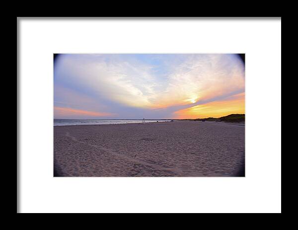 Beach Framed Print featuring the photograph Horseback Beach by Kate Arsenault 