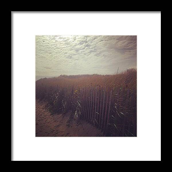Beach Framed Print featuring the photograph Off Season by Kate Arsenault 