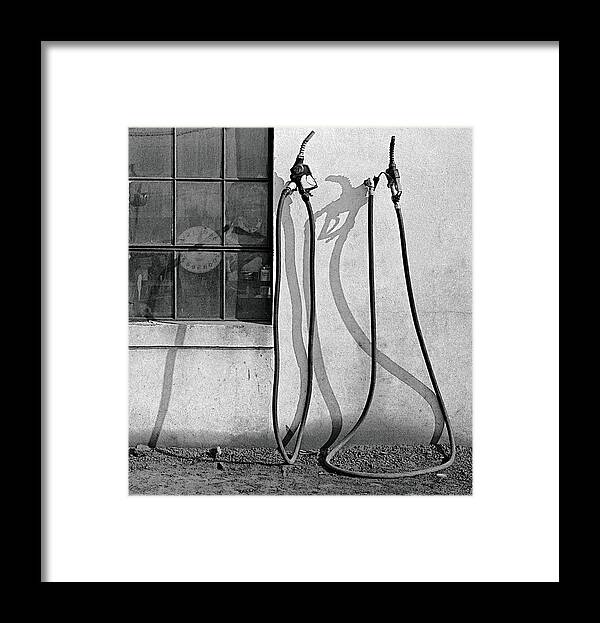 Gas Framed Print featuring the painting Hoses by Peter J Sucy