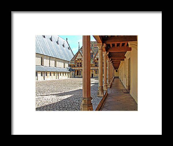 Europe Framed Print featuring the photograph L Hotel-Dieu de Beaune by Joseph Hendrix