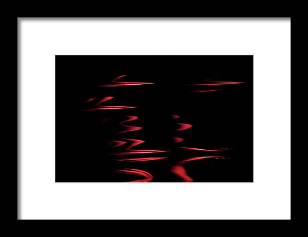 Abstract Framed Print featuring the photograph Hot Lips by Gary Brinkman