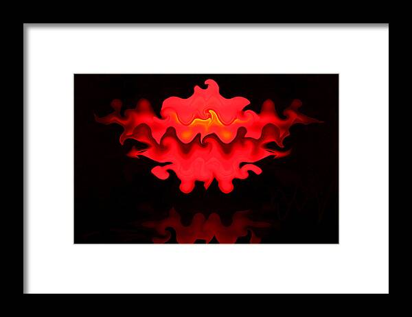 Hot Framed Print featuring the photograph Hot Lips by Kristin Elmquist