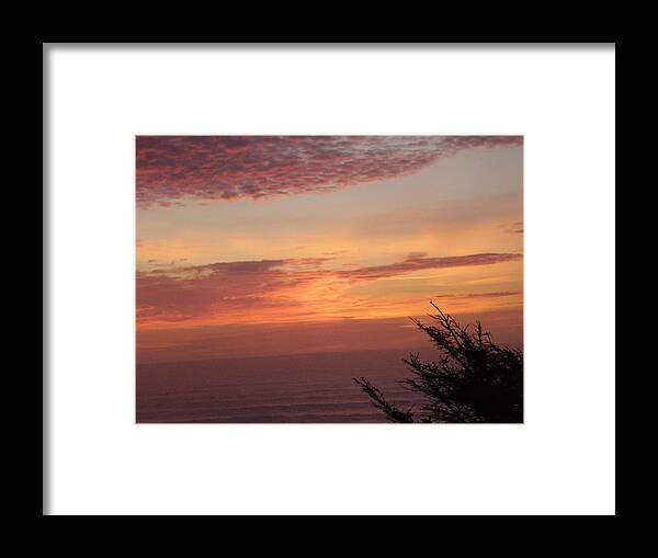 Landscape Framed Print featuring the photograph Hot Sky by Yvette Pichette