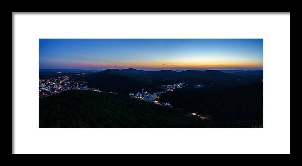 Hot Springs National Park Framed Print featuring the photograph Hot Springs Mountain by David Dedman