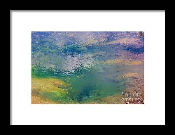 Hot Springs Framed Print featuring the photograph Hot Water Color by Robert Pearson