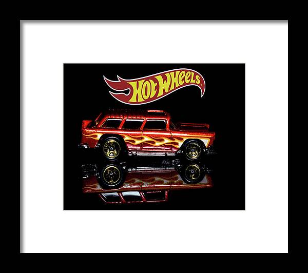 55 Chevy Nomad Framed Print featuring the photograph Hot Wheels '55 Chevy Nomad by James Sage