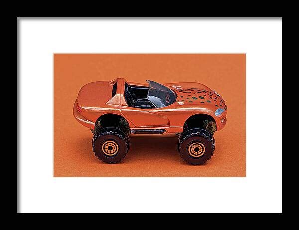 Hot wheels viper custom hotwheels Framed Print by Bruce Roker