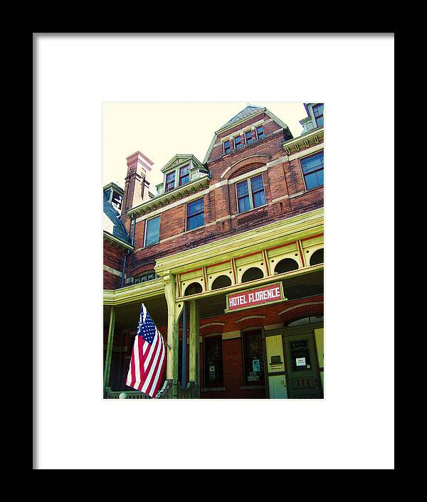 Pullman National Monument Framed Print featuring the photograph Hotel Florence Pullman National Monument by Kyle Hanson