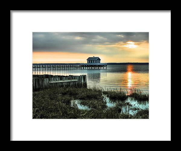 Home Framed Print featuring the photograph House At The End Of The Pier II by Steven Ainsworth