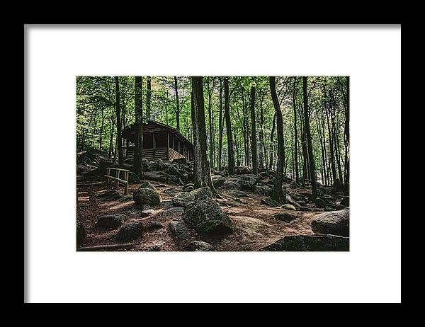 Photography Framed Print featuring the photograph House in the Forest by Marc Braner