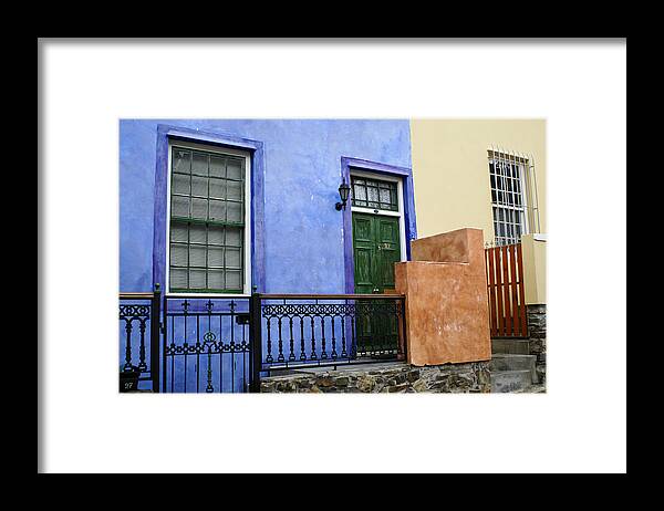 Africa Framed Print featuring the photograph House of Color 1 by Michele Burgess