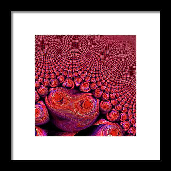 Digital Framed Print featuring the digital art How Rare Is Our Love by Michael Durst