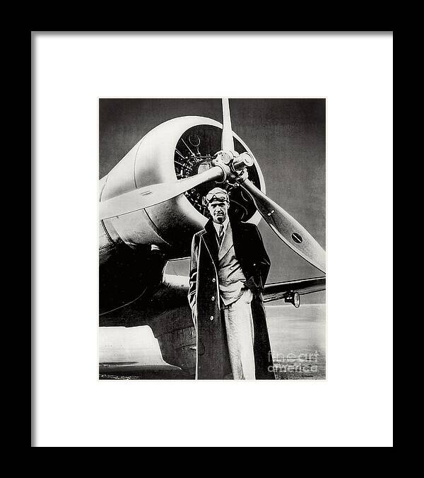 Howard Hughes Framed Print featuring the photograph Howard Hughes - American Aviator by Doc Braham