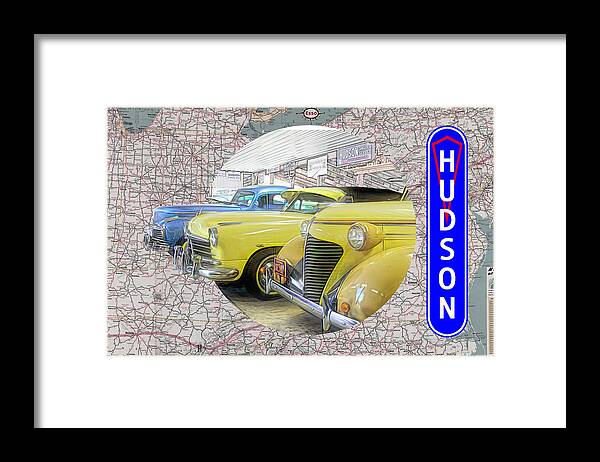 Hudson Framed Print featuring the digital art Hudson 1 by Barry Wills