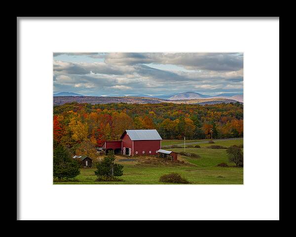 Autumn Framed Print featuring the photograph Hudson Valley NY Fall Colors by Susan Candelario