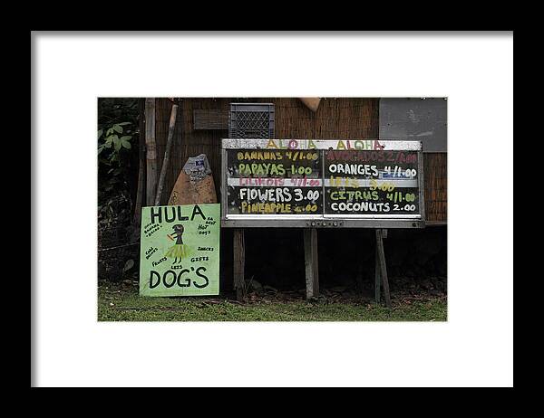  Framed Print featuring the photograph Hula Dogs by Kenneth Campbell