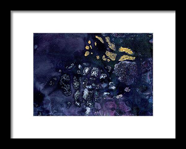 Abstract Framed Print featuring the painting Humility - Abstract Colorful Mixed Media Painting by Modern Abstract