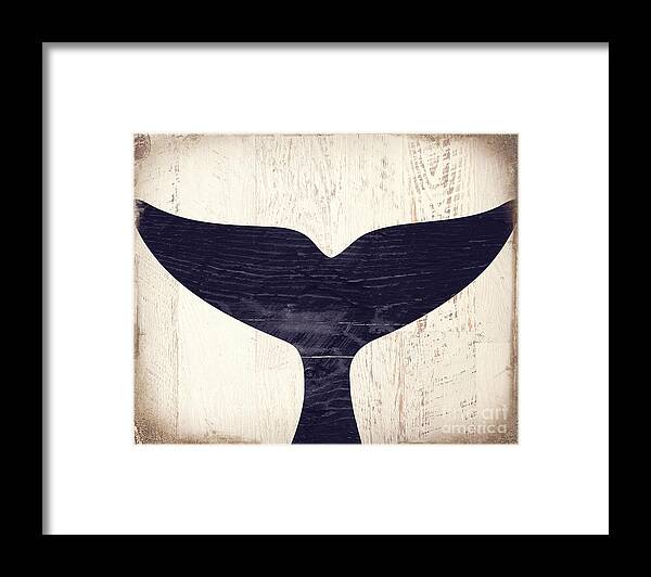 Humpback Framed Print featuring the painting Humpback I by Mindy Sommers