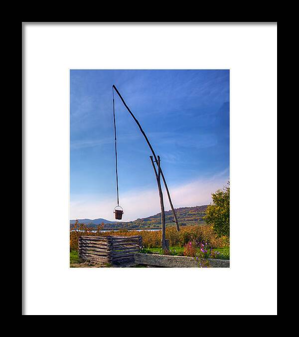 Well Framed Print featuring the photograph Hungarian Well by Peter Kennett