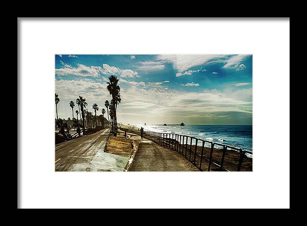 Beach Framed Print featuring the photograph Huntington Beach by Joseph Hollingsworth