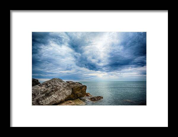 Lake Huron Framed Print featuring the photograph Huron by Karl Anderson
