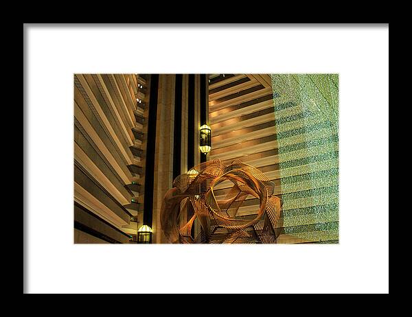 Bonnie Follett Framed Print featuring the photograph Hyatt Regency SF Atrium by Bonnie Follett