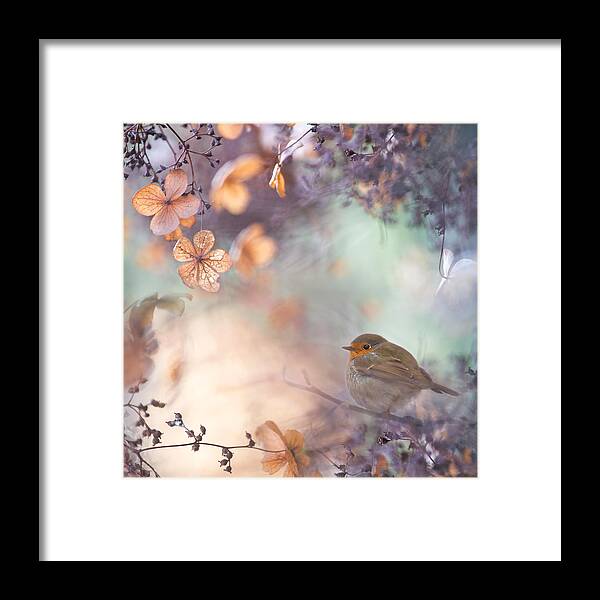 Fantasy Framed Print featuring the photograph Hydrangea Fantasy by Teuni