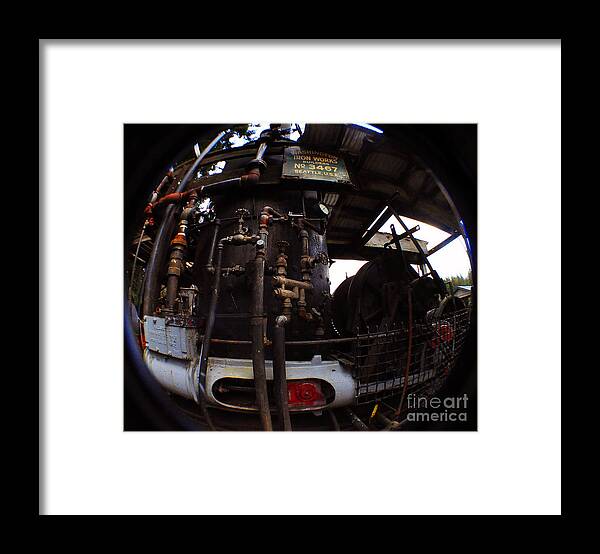 Clay Framed Print featuring the photograph Hydraulic-Mechanical Managerie by Clayton Bruster