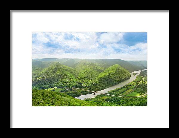 Hyner View State Park Framed Print featuring the photograph Hyner View State Park by Christina Rollo