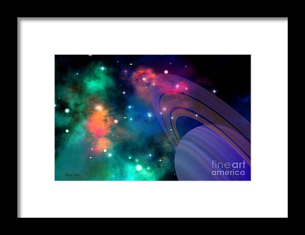 Science Fiction Framed Print featuring the painting Hyperbola by Corey Ford
