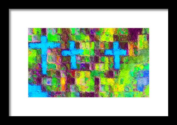 Jesus Framed Print featuring the digital art I am thirsty by Payet Emmanuel