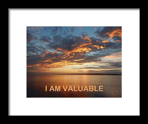 Galleryofhope Framed Print featuring the photograph I Am Valuable Two by Gallery Of Hope
