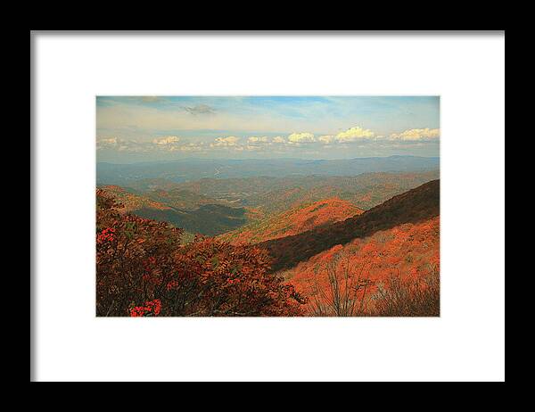 Blue Ridge Parkway Views Framed Print featuring the photograph I Could See Forever by Allen Nice-Webb