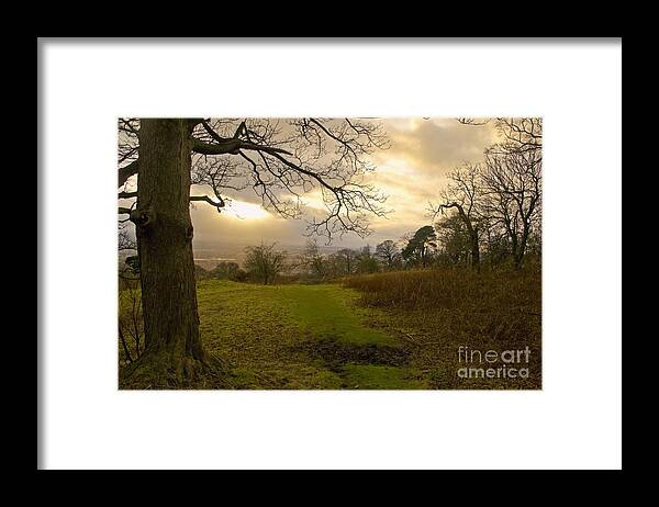 Sunset Framed Print featuring the photograph I follow the sunset. by Elena Perelman