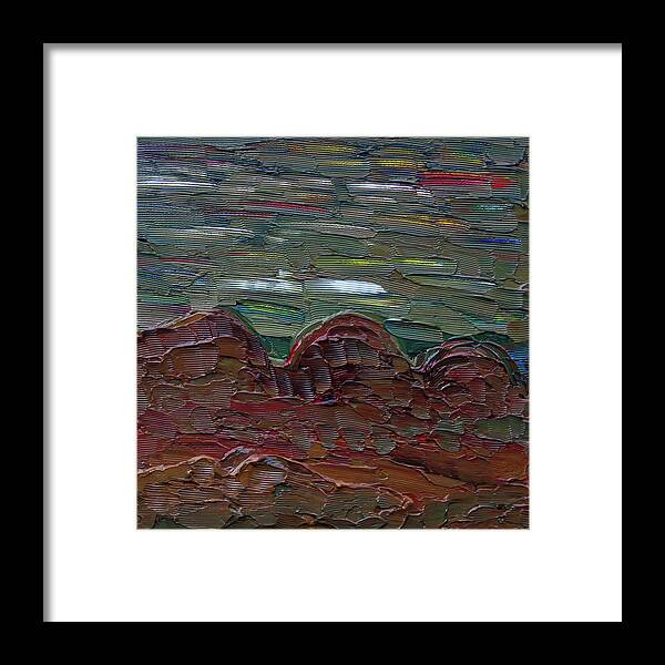 Nature Framed Print featuring the painting I Have a Dream... by Vadim Levin