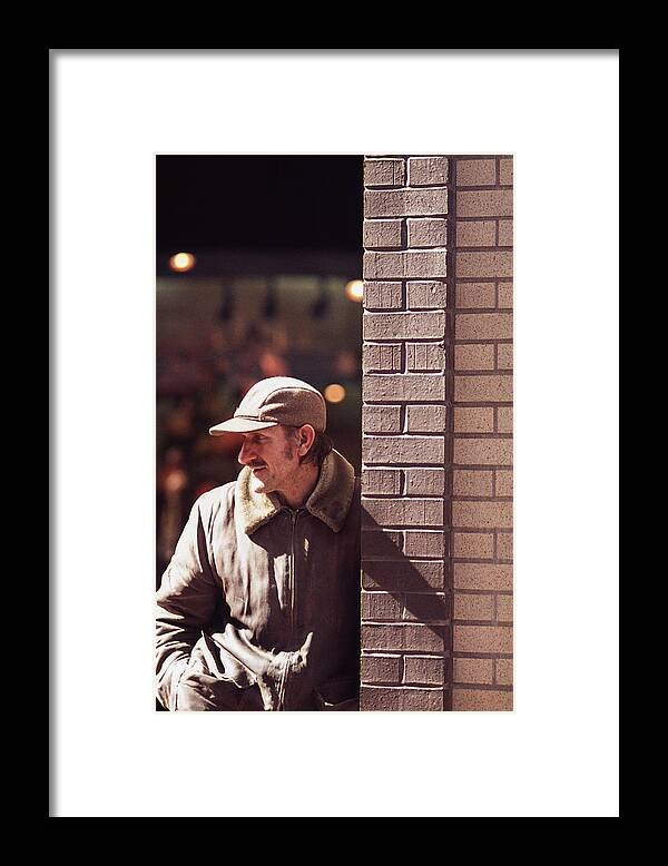 Actions Framed Print featuring the photograph I like my cap by Mike Evangelist