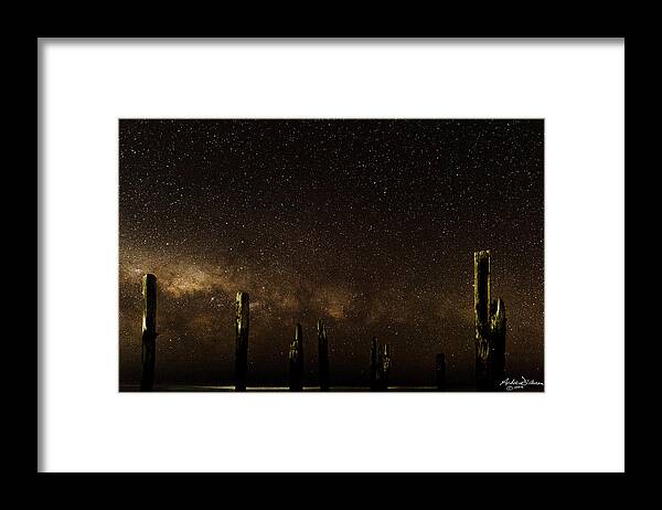 Jetty Framed Print featuring the photograph I N F I N I T Y by Andrew Dickman