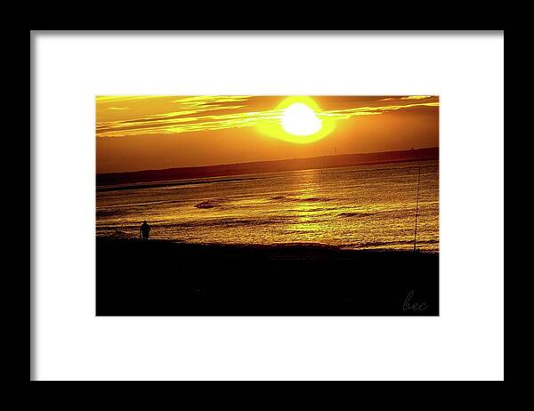 Day Framed Print featuring the photograph In the afterglow of the day. by Bruce Carpenter