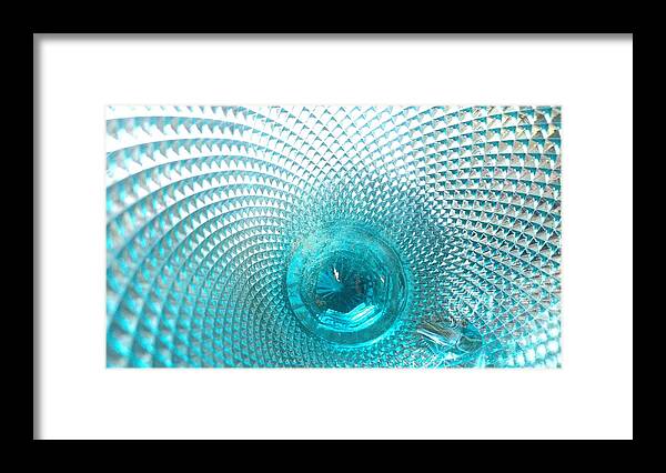 Green Framed Print featuring the digital art I on U series#88 by Scott S Baker