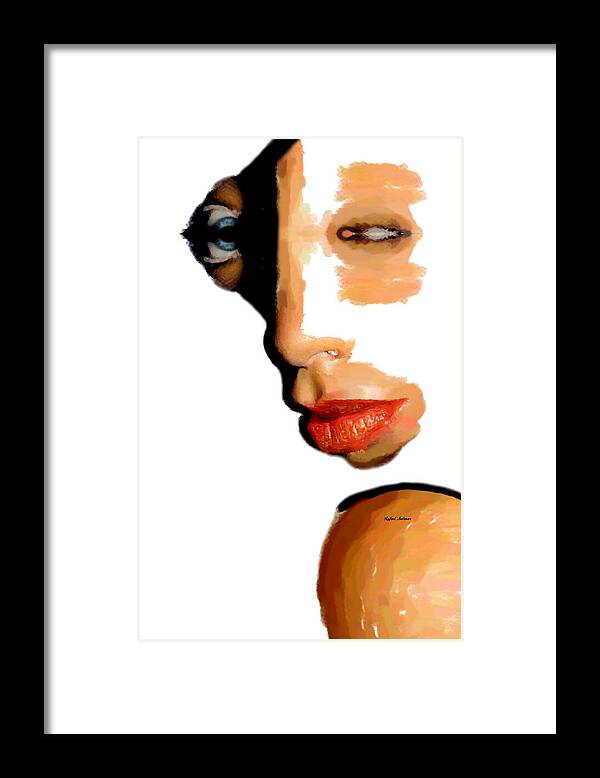 Rafael Salazar Framed Print featuring the digital art I See You by Rafael Salazar