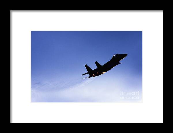 Aircraft Framed Print featuring the photograph IAF F15I Fighter jet by Nir Ben-Yosef