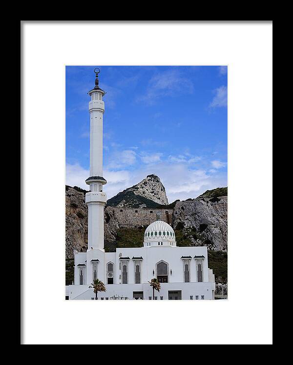 Ibrahim-al-ibrahim Mosque Framed Print featuring the photograph Ibrahim-al-ibrahim Mosque by Brooke Bowdren