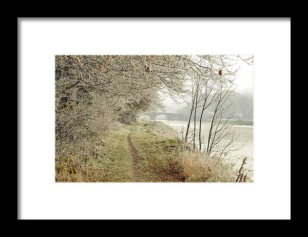 Ice Framed Print featuring the photograph Ice and Mist by Joe Ormonde