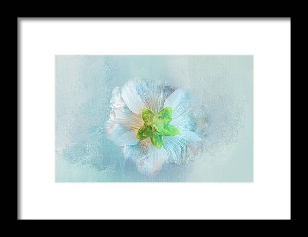 Photography Framed Print featuring the digital art Ice Blue Under by Terry Davis