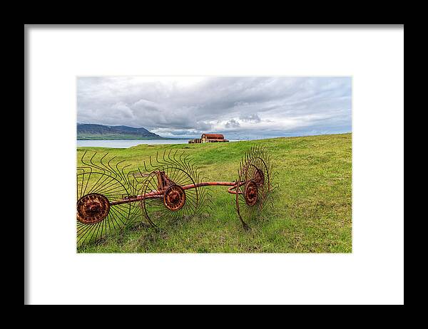 Iceland Framed Print featuring the photograph Icelandic Farm by Tom Singleton