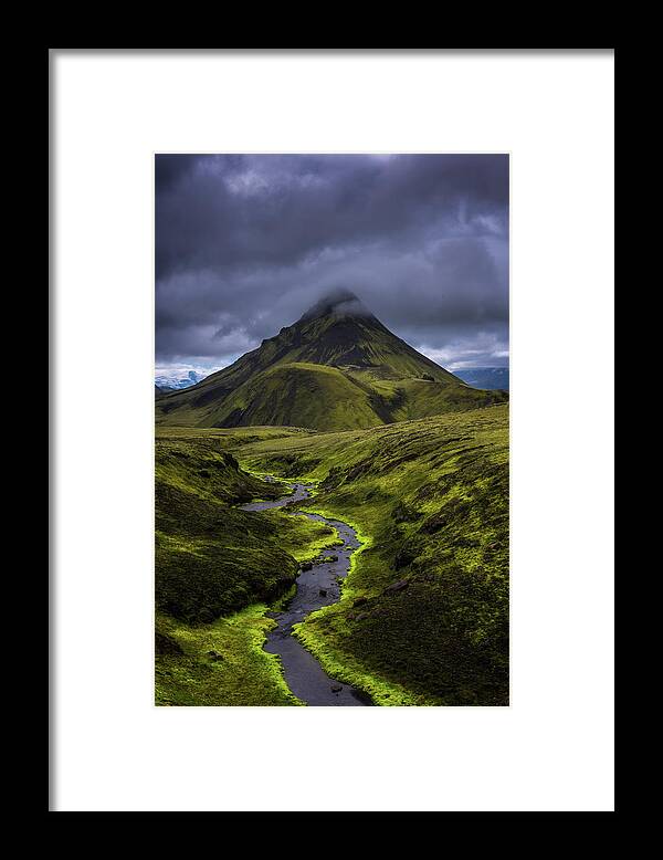 Moss Framed Print featuring the photograph Icelandic Highlands by Tor-Ivar Naess