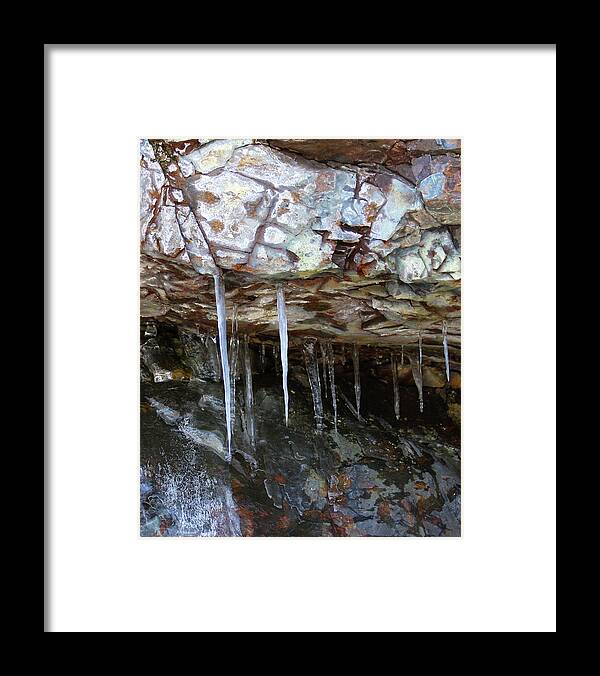 Icicle Framed Print featuring the photograph Icicle art by Doris Potter