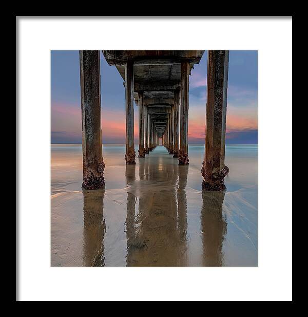 #faatoppicks Framed Print featuring the photograph Iconic Scripps Pier by Larry Marshall