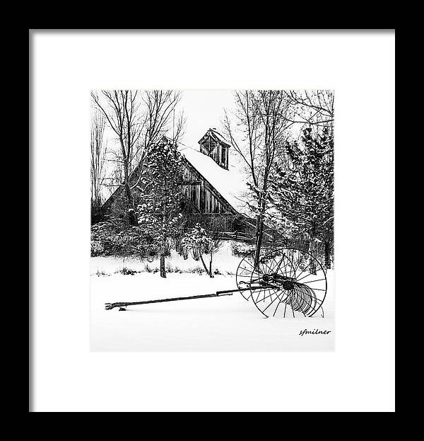 Winters Framed Print featuring the photograph Idle Time - Waiting For Spring by Steven Milner